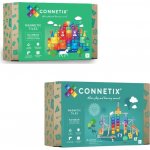Connetix Rainbow Creative Pack 102 ks + Kuličkodráha 92 ks – Hledejceny.cz
