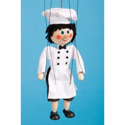Mašek umělecká výroba Loutka dřevěná Kuchař 20 cm – Zboží Dáma Mašek umělecká výroba Loutka dřevěná Kuchař 20 cm – Zboží Dáma