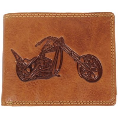 Sendi Design Pánská kožená peněženka 2104W Moto koňak