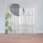 Záclony Listy a kámen: 2 ks - 150x250 cm - Sablio – Hledejceny.cz