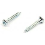 Vrut do dřeva zápustná čočková hlava 3x20 mm, zinek bílý – Hledejceny.cz