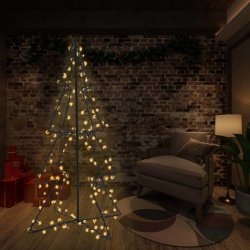 vidaXL Vánoční stromek kužel 240 LED diod dovnitř i ven 115 x 150 cm