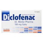 DICLOFENAC DR. MÜLLER PHARMA RCT 100MG SUP 12 – Zboží Mobilmania