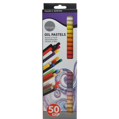 Sada olejových pastelů SIMPLY 50ks – Zboží Mobilmania