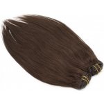 Deluxe clip in sada 61cm tmavě hnědá – Zboží Dáma