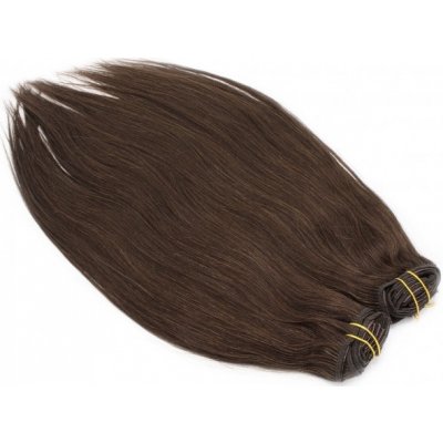 Deluxe clip in sada 61cm tmavě hnědá – Zboží Dáma