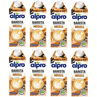 Rostlinný nápoj bez laktózy ALPRO Barista Almond Mandlový 8x750 ml – Zboží Dáma