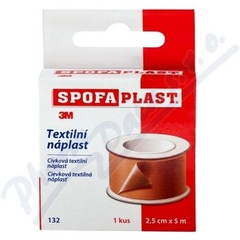 Spofaplast náplast cívková textilní 132SB 2. 5 cm x 5m