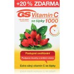 GS GS Vitamin C 1000 se šípky, 100+20 tablet – Sleviste.cz