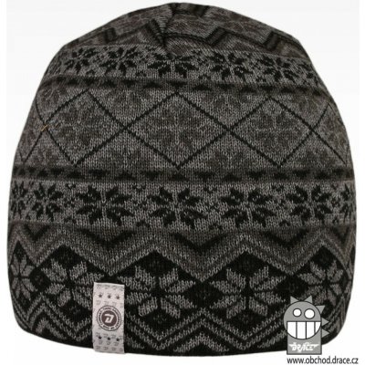 Dráče Merino pletená čepice Oslo 01 černá / šedá – Hledejceny.cz