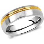 SILVEGO L´AMOUR snubní ocelový prsten pro muže a ženy RC2129 – Zboží Mobilmania