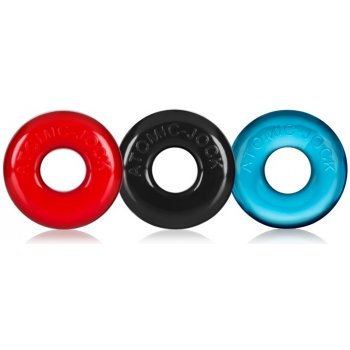 Oxballs Ringer Cock Ring 3 Pack Multi Color