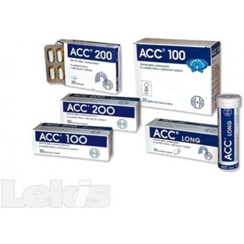 ACC POR 200MG CPS DUR 20