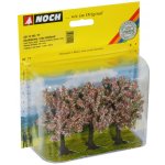 NOCH H0 TT Ovocné stromy růžové3ks8cm 25112 – Sleviste.cz
