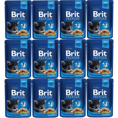 Brit Premium Cat Kitten Chicken Chunks 100 g – Sleviste.cz