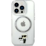 Karl Lagerfeld Ochranný kryt pro iPhone 14 Pro - Karl Lagerfeld, IML Karl and Choupette NFT MagSafe Transparent – Zboží Mobilmania