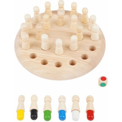 Kruzzel 26251 Dřevěné paměťové šachy – Zboží Živě