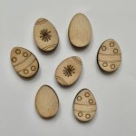 Dřevěné kraslice 4 cm - Sada 10 ks – Hledejceny.cz