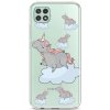 Pouzdro a kryt na mobilní telefon Samsung Pouzdro TopQ Samsung A22 5G silikon Grey Unicorns