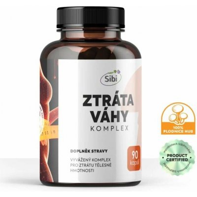 Sibi Ztráta váhy komplex houbové extrakty 500 mg 90 kapslí – Hledejceny.cz