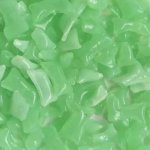 Skleněná drť - sv. zelený opál 1 kg – Sleviste.cz