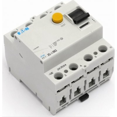 Eaton proudový chránič 25A 4P 30mA – HobbyKompas.cz