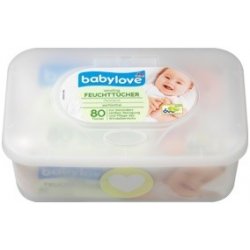 Babylove Sensitive vlhčené ubrousky + Box 80 ks od 80 Kč - Heureka.cz