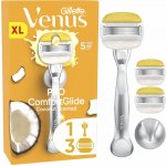 Gillette Venus Pro ComfortGlide Coconut + 3 ks hlavic – Zboží Dáma