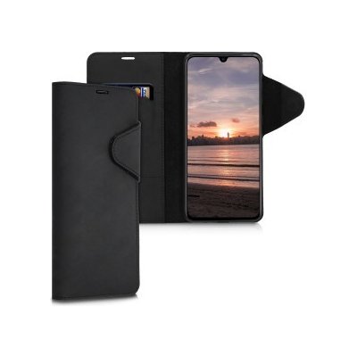 Pouzdro Kalibri Kožené flipové Samsung Galaxy A70 černé – Zboží Mobilmania
