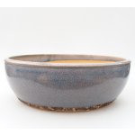 E-bonsai keramická bonsai miska 26 x 26 x 8,5 cm modrá – Zboží Dáma