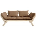 Karup sofa Bebop *180 cm natural + futon mocca 755 – Zboží Mobilmania