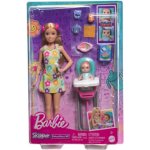 Barbie Chůva herní set v květinových šatech FHY97 – Hledejceny.cz