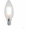 Žárovka Paulmann LED svíčka 5 W E14 mat teplá bílá 2ks-sada