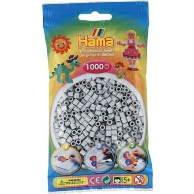 HAMA MIDI Světle šedé korálky 1.000 ks – Zbozi.Blesk.cz