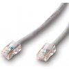 síťový kabel Datacom 1519 Patch kabel UTP, CAT5E, křížený 1m, šedý