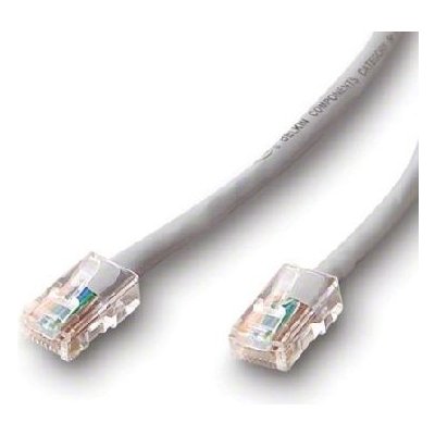 Datacom 1519 Patch kabel UTP, CAT5E, křížený 1m, šedý