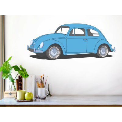 Nalepte.cz Volkswagen Beetle 243 x 100 cm – Zboží Mobilmania