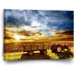 Sablio Obraz Traktor s vlečkou - 60x40 cm – Hledejceny.cz