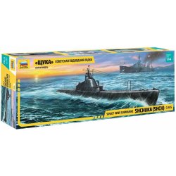 Zvezda Model Kit ponorka Shchuka Class Russian Submarine WWII 1:144