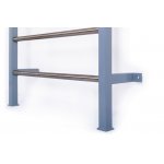 FITHAM Kovové s hrazdou 240x80 cm nerez – Zboží Dáma