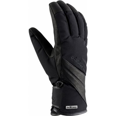 Viking Aurin Zimní lyžařské rukavice black