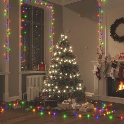 vidaXL Světelný LED řetěz s 1 000 LED diodami vícebarevný 100 m PVC – Hledejceny.cz
