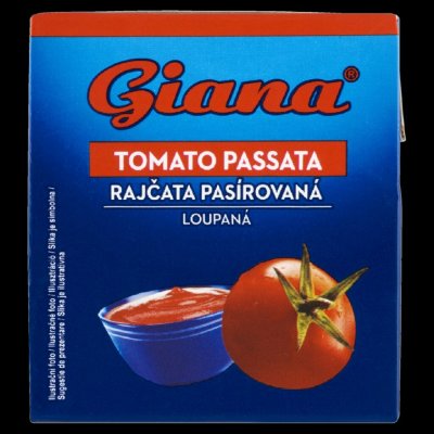 Giana Rajčata loupaná pasírovaná 500 g – Hledejceny.cz