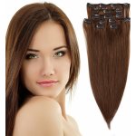 Girlshow Clip in vlasy 45 cm lidské Remy, 70 g odstín 6 (světle hnědá) – Hledejceny.cz