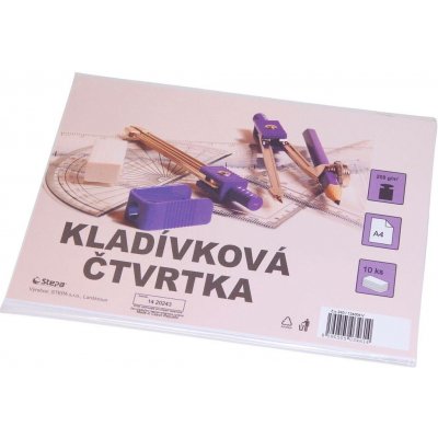 Čtvrtka kladívková A4 / 250 g / 10 ks – Zboží Mobilmania