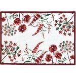 SCANquilt prostírání motiv luční květy smetanovočervená 30x45cm – Zboží Dáma