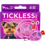 Tickless pet Ultrazvukový odpuzovač klíšťat a blech pro psy barvy pink 1 kus – Zboží Dáma