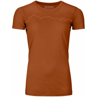 150 Cool Mountain T-shirt Women's Bristle Brown – Zboží Dáma