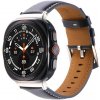 Řemínek k chytrým hodinkám PROTEMIO 86934 LEATHER Kožený řemínek pro Samsung Galaxy Watch Ultra 47mm modrý