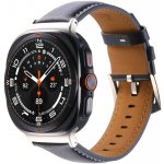VSECHNONAMOBIL 86934 LEATHER Kožený řemínek pro Samsung Galaxy Watch Ultra / Watch Ultra 2025 modrý – Zboží Mobilmania